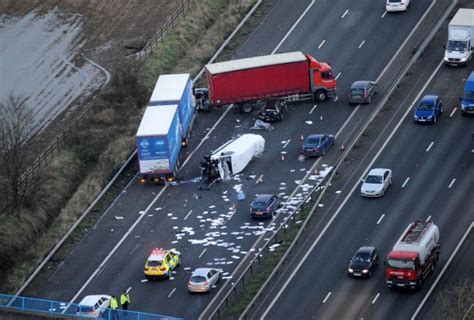 accident on the m6 yesterday